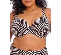 Elomi Women's Fiji Falls Uw Plunge Bikini Top, Black, 40FF