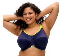 Elomi womens Full Coverage Sport Sports Bra, blue, 38D