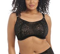 Elomi Women's Kelsey Underwire Bralette Full Coverage Bra, Opaque, Black, 34GG US