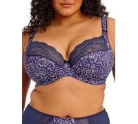 Elomi Women's Lucie Stretch Lace Underwire Plunge Bra, Midnight, 40DD