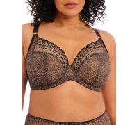 Elomi Matilda Plunge Side Support Bra Leopard Brown 40DD