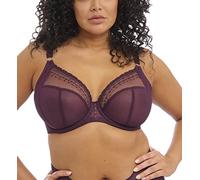 Elomi Women's Matilda Plunge Three-Piece Sheer Mesh Cups Side Moveable J-Hook for Racerback Dd+ Bras, Wiy, 34GG US