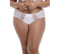 Elomi Women's Matilda Sheer Backed Briefs, White, XXXL