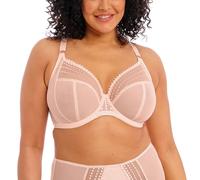 Elomi Women's Matilda Unlined Plunge Underwire Bra with J-Hook, Sheer, Pearl Blush, 34GG US