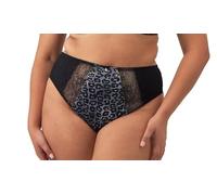 Elomi Women's Morgan High Leg Stretch Lace Brief Bikini Style Underwear (pack of 1)