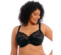 Elomi Women's Morgan Underwire Banded Stretch Lace Bra Full Coverage, Black, 38E