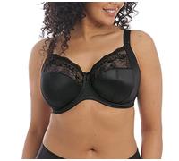 Elomi Women's Morgan Underwire Banded Stretch Lace Full Coverage Bra, Black, 36 GG UK