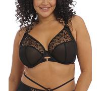 Elomi Women's Namrah Underwire Plunge Bra, Black, 32H US