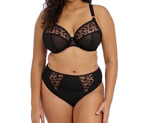 Elomi Women's Namrah Underwire Plunge Bra, Jet, 40HH US
