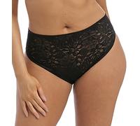 Elomi Women's Plus Size Kelsey High Leg Brief, Black, M