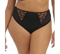 Elomi Women's Plus Size Namrah Leg High Waist Brief, Black, XL