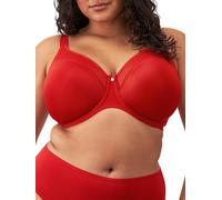Elomi Women's Plus Size Smooth Underwire Molded Bra, Haute Red, 44DD