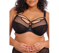 Elomi Women's Sachi Strappy Underwire Plunge Bra, Black, 40JJ