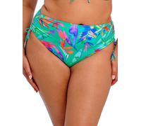 Elomi Womens Toyama Tides Adjustable Bikini Brief - Turquoise Polyamide - Size 6XL