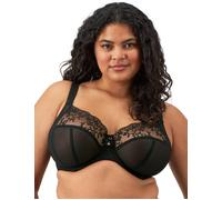 Elomi Zarla Bra Full Cup Embroidered Three Section Cup Plus Size Bras Lingerie