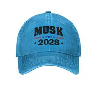 Elon Musk 2028 Elon-Musk for President Unisex Trucker Hat Comfortable Baseball Cap Breathable Peak Caps for All Seasons Outdoor Workouts