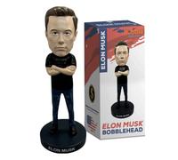 Elon Musk Bobblehead, Entrepreneur and American Patriot, Trump Doge, Premium Polyresin Collectible Statue, 8 Inches Tall, World Leaders Series, Patriots