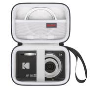 Elonbo Camera Carrying Case for Kodak PIXPRO FZ55 / FZ53 / FZ45 / FZ43 16MP Digital Camera, Vlogging Camera Storage Holder Trave Bag, Mesh Bag Fits Batteries, Cable, Memory Card, Card Reader, Black