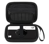 Elonbo Camera Carrying Case for Kodak Printomatic Digital Instant Print Camera, Portable Bluetooth Photo Printer Storage Holder Bag, Mesh Bag Fits Photo Paper,MicroSD Card,USB Cable, Black+Black