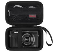 Elonbo Camera Case for Canon PowerShot G7 X Mark III/ G7 X Mark II/Canon Powershot SX740 HS/ SX730 HS/ SX720 HS Digital Camera, Carrying Case with Extra Mesh Pocket fits Cables Battery, Black