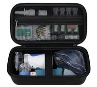 Elonbo Carrying Case Compatible with Asthma Inhaler Spacer for Kids and Adults, Ventolin Masks Inhaler Spacer Holder, Asthma Travel Organize Bag, Black (CASE ONLY!)