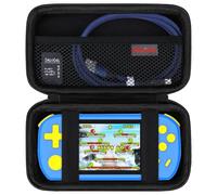 Elonbo Carrying Case Compatible with Beijue 16 Bit Handheld Games for Kids Adults, Classic Retro Video Games Travel Storage Cover Bag, Portable Electronic Game Player Organizer Holder, Black