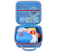 Elonbo Carrying Case Compatible with Little Tikes Story Dream Machine Starter Set, Little Tikes Projector Toys Travel Storage Cover Bag, Mesh Pocket fits Storytime, Books, Little Golden Book, Blue