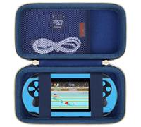 Elonbo Carrying Case Compatible with TaddToy 16 Bit Handheld Game Console for Kids Adults, Classic Retro Video Games Travel Storage Cover Bag, Portable Electronic Game Player Organizer Holder, Blue