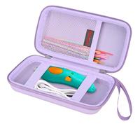 Elonbo Carrying Case for 3Doodler Start+ Essentials (2024) 3D Pen Set for Kids, 3D Printing Pens Travel Storage Organizer Holder, Extra Mesh Pocket Fits Plastic Filament, Charger, Purple
