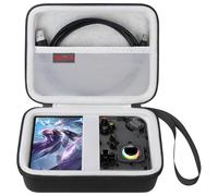 Elonbo Carrying Case for Anbernic RG40XXV/ RG405V/ RG406V Retro Handheld Game Console, Anbernic RG 40XXV Portable Gaming Console Travel Storage Bag, Linux System Games Organizer Holder, Black