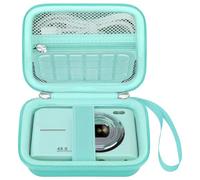 Elonbo Carrying Case for CAMKORY/Gtonster/Lecnippy/Lecran/ROQIOO/aycy/Hiacinto/SMARTKLIK/Vitaler/Froitx/FJFJOPK Digital Camera, Portable Compact Kids Digital Camera Travel Bag, Dark green
