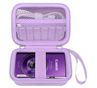 Elonbo Carrying Case for Canon IXUS 285/185/ Canon PowerShot ELPH 360 HS A/ 360 HS/ 360/ IXY 650 Digital Camera, Sony DSC-W830 / DSC-W800 Camera Hard Travel Bag, Purple