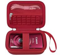 Elonbo Carrying Case for Canon IXUS 285/185/ Canon PowerShot ELPH 360 HS A/ 360 HS/ 360/ IXY 650 Digital Camera, Sony DSC-W830 / DSC-W800 Camera Hard Travel Bag, Red