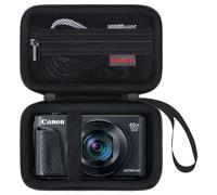 Elonbo Carrying Case for Canon PowerShot SX740/ SX730/ SX720/ SX620/ G7X Digital Camera, 4K Video Camera Hard Travel Storage Cover Bag Organizer Holder, Mesh Pocket fits Battery, Charging Cable, Black