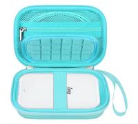 Elonbo Carrying Case for Canon Zoemini/Zoemini 2 / Ivy 2 Instant Mini Photo Printer, Mesh Bag fits Photo Paper and Cable, Green+Green