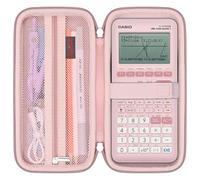 Elonbo Carrying Case for Casio fx-9750GIII/ CASIO PRIZM FX-CG50/ fx-CG100/ 300ES Plus/ 991CW/ 991ES Plus 2 Graphing Calculator/ 115ES Plus/ 300ES/ 300MS Standard Scientific Calculator, Rose Gold
