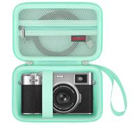 Elonbo Carrying Case for Fujifilm X100VI / X100V / X100F/ X100S/ X-E5 Digital Camera, Camera Hard Travel Bag, Extra Mesh Pocket fits Charging Cables Battery SD Card and Accessories, Green
