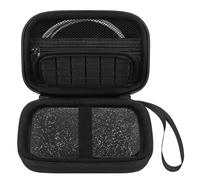 Elonbo Carrying Case for HP Sprocket Portable 2x3 Instant Color Photo Printer, Instant Photo Printer Travel Protective Organizer Holder, Extra Mesh Pocket Fits Photo Paper Cable, Black+Inside Orange