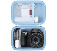 Elonbo Carrying Case for KODAK PIXPRO AZ528/ AZ255/ AZ405/ AZ425/ AZ401 Digital Camera, Kodak PIXPRO Astro Zoom Vlogging Camera Hard Travel Storage Bag, Mesh Pocket fits Battery Cable, Blue