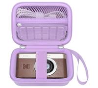 Elonbo Carrying Case for KODAK PIXPRO C1 Friendly Zoom Digital Camera, KODAK C1 Compact HD Video Vlogging Camera Hard Travel Storage Bag, Mesh Pocket fits Cable, Purple