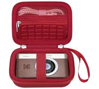 Elonbo Carrying Case for KODAK PIXPRO C1 Friendly Zoom Digital Camera, KODAK C1 Compact HD Video Vlogging Camera Hard Travel Storage Protective Bag, Mesh Pocket fits Cable, Red