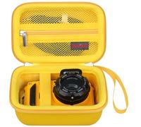Elonbo Carrying Case for KODAK PIXPRO WPZ2 Rugged Waterproof Digital Camera, Shockproof WiFi 4K Video Digital Camera Storage Cover Bag, Mesh Pocket fits Battery Charger Memory Card. PU Yellow