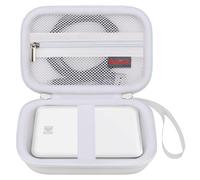 Elonbo Carrying Case for KODAK Step Instant Smartphone Photo Printer, Portable Mini Color Wireless Mobile Print Digital Camera Hard Travel Bag, Picture Printer Storage Holder, White
