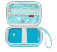 Elonbo Carrying Case for Kodak Step/Kodak Step Slim Wireless Mobile Instant Photo Mini Color Printer, Portable Picture Printer Travel Holder Bag. Mesh Pocket Fits Ink-Free Photo Paper. Green