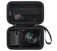 Elonbo Carrying Case for Panasonic LUMIX DC-TZ99E/TZ99/TZ300 Camera, Black | for ZS99 ZS300 LX10 TZ200D TZ200 TZ80D TZ80 TZ100 TZ70 TZ60 Compact Travel Zoom Camera, Vlogging Camera Travel Bag
