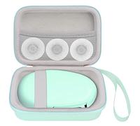 Elonbo Carrying Case for Phomemo D30 Label Maker Machine/Phomemo D35, Portable Bluetooth Label Printer Travel Bag,Small Mini Smart Phone Handheld Labeler Storage Holder,Pocket Fits Label Paper,Green