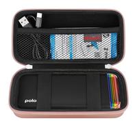 Elonbo Carrying Case for Polaroid Hi-Print + Paper Bundle- 2nd Generation Bluetooth Connected 2x3 Pocket Photo Dye-Sub Printer, Photo Printer Travel Storage Cover Protective Bag, Rose Gold