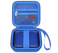 Elonbo Carrying Case for RG35XXSP Portable Flip Retro Handheld Game Console, for Aivuidbs/ CredevZone/ Doriteney/ Marryoo RG35XXSP Clamshell Video Games Consoles Travel Storage Cover Holder, Blue