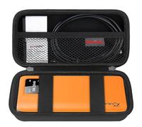 Elonbo Carrying Case for RoamWiFi 4G LTE Mobile Hotspot Router, R10 Router Travel Bag Worldwide Portable WiFi Storage Holder, Mesh Pocket Fits Cable, Black