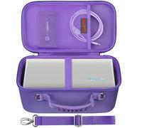 Elonbo Carrying Case for Sony ULT Field 3 Wireless Portable Bluetooth Speaker, ULT Field 3 Speaker Travel Protective Bag Storage Cover, Extra Mesh Pocket Fits Charging Cable, Purple+Shoulder Strap